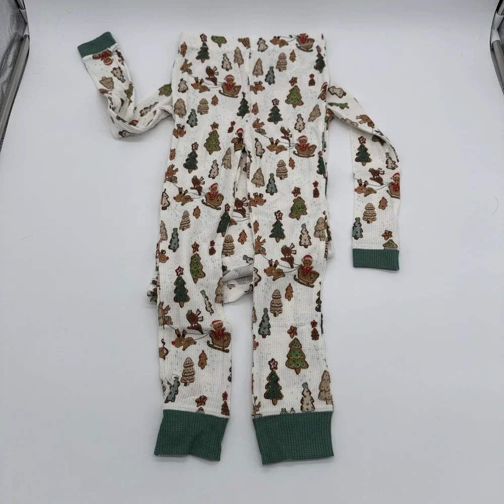 Angel Dear Pajamas 6 Bamboo Gingerbread Sleigh Ride NWT‎ 2 Piece